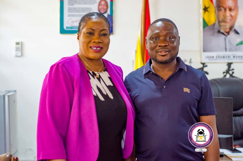 New ECG Regional Boss Pays Courtesy Call on Cape Coast Mayor