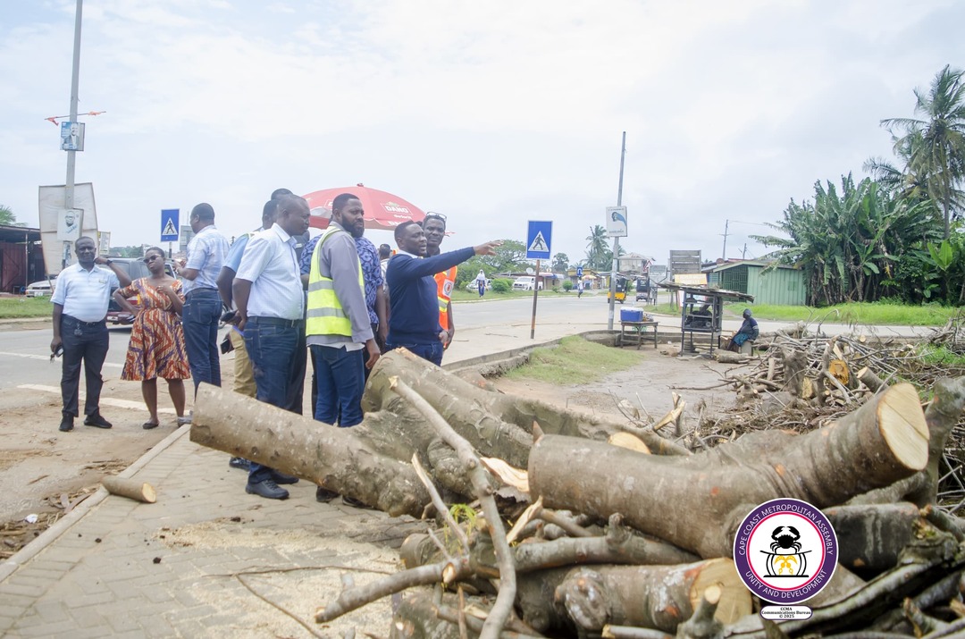 Mayor Inspects Site for Adisadel Footbridge and 24-Hour Economy Market Projects