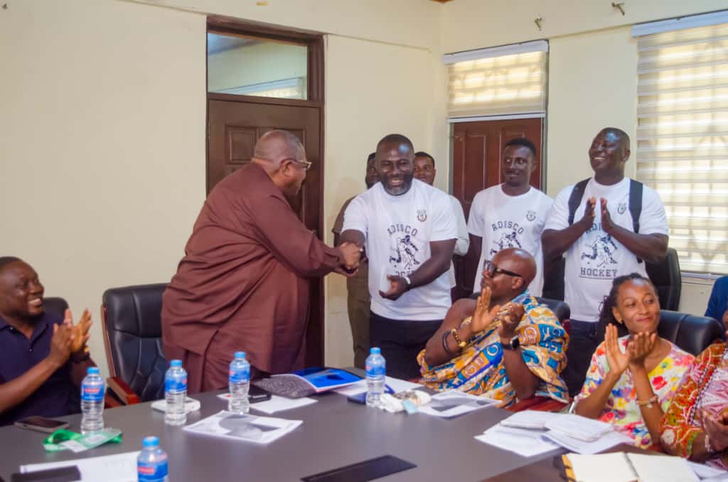Adisadel College Hockey Champions Honoured by Cape Coast Mayor