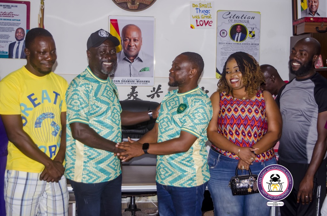 Cape Coast Mayor Hosts Captain Smart to Discuss Key Development Projects