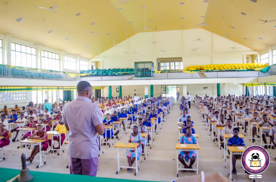 Mayor visits several BECE Centres in Cape Coast