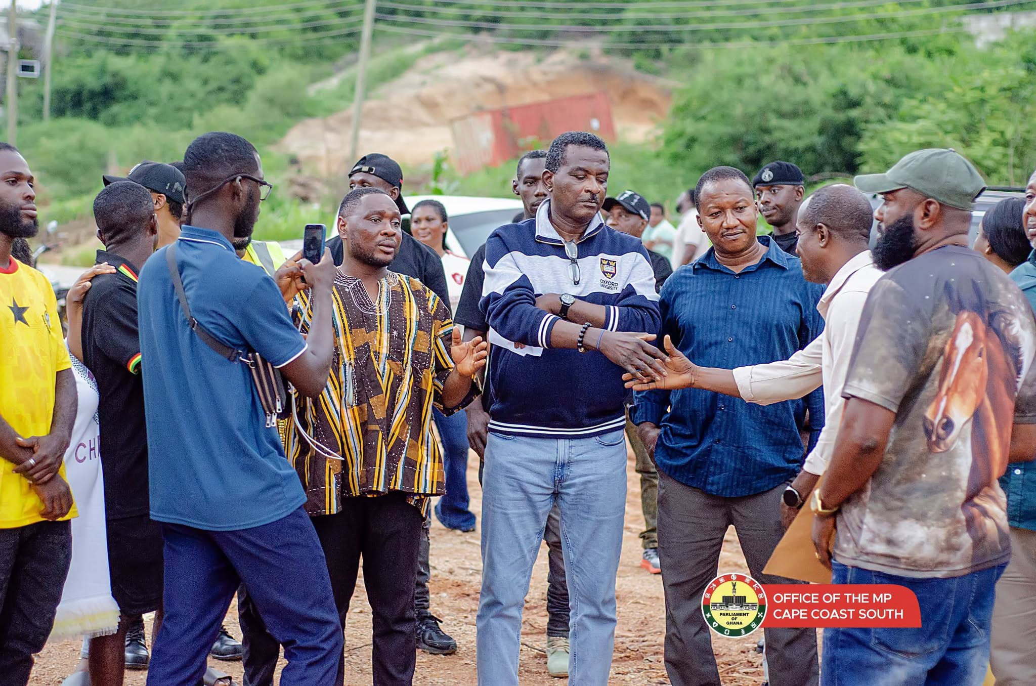 MP and Mayor Visit Victims of Building Collapse in Cape Coast