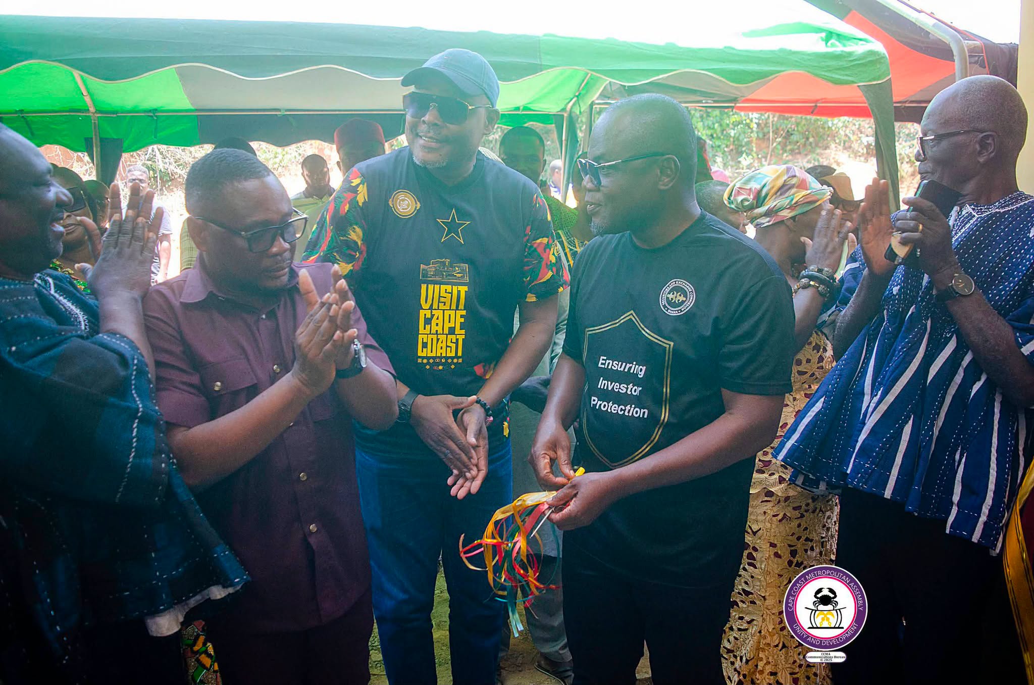 Cape Coast Leaders Commission New JHS Classroom Block at Bessakrom M/A Basic School