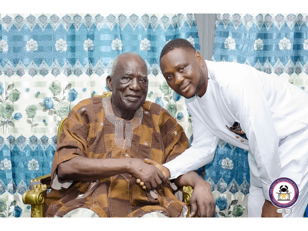 Mayor Pays Courtesy Call on Osabarima Kwesi Atta II