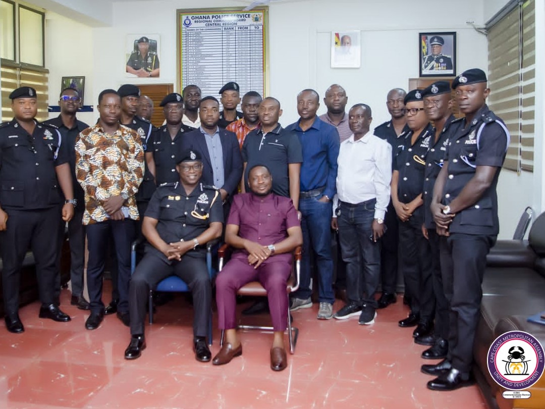Mayor visits Central Regional Police HQ at Cape Coast